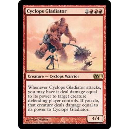 Carte Magic Cyclops Gladiator ( Gladiateur Cyclope ) Vo M11 131/249