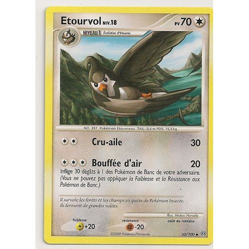 Etourvol - #397 - 70 Pv - Diamant Et Perle - Tempête - 052/100 - Peu Commune