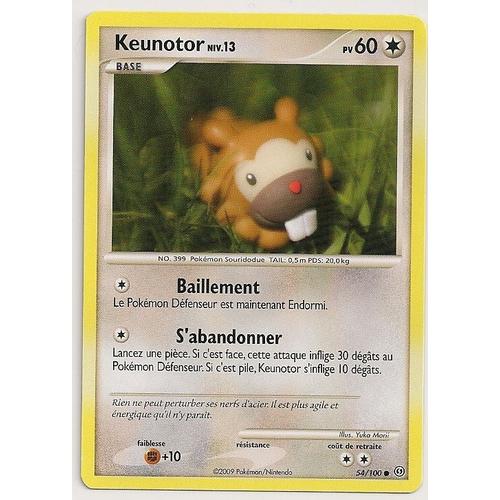 Keunotor - #399 - 60 Pv - Diamant Et Perle - Tempête - 054/100 - Commune