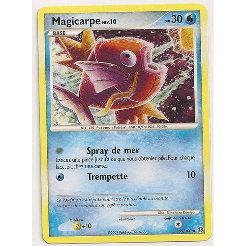 Magicarpe - #129 - 30 Pv - Diamant Et Perle - Tempête - 065/100 - Commune