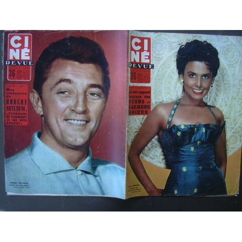 Cine Revue 1956 N° 26 : Lena Horne.Robert Mitchum.Fernandelmartine Carol Christian Jaque.Jean Marais