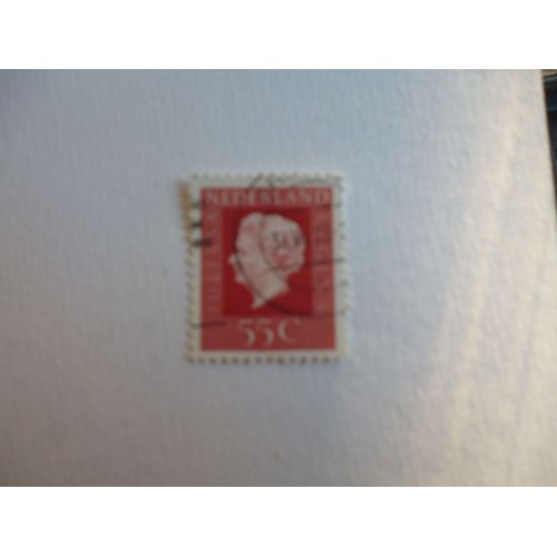 Timbre "Nederland :La Reine Juliana 55 C."