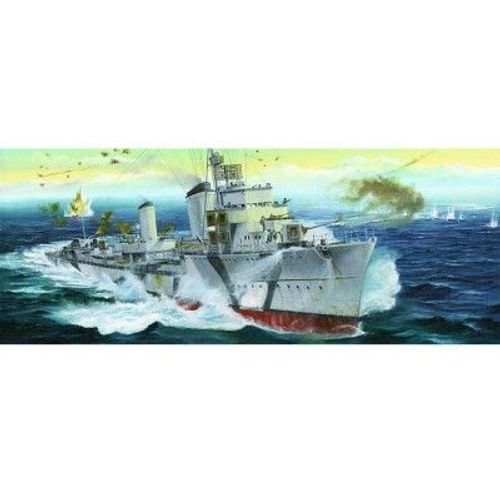 Maquette Bateau : Destroyer Allemand Zerstörer Z-30 1942-Trumpeter