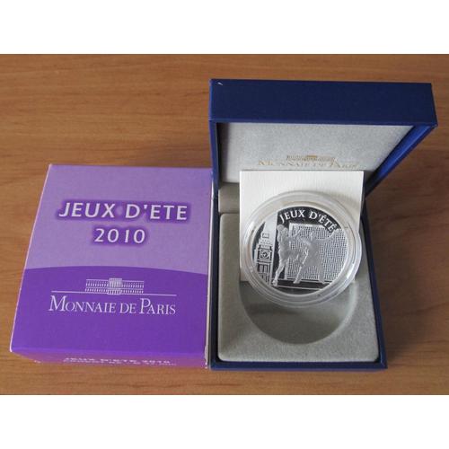 Magnifique Coffret Belle Épreuve 10 Euro Jeux DÉté Olympique - Handball 2010 ** Rare **