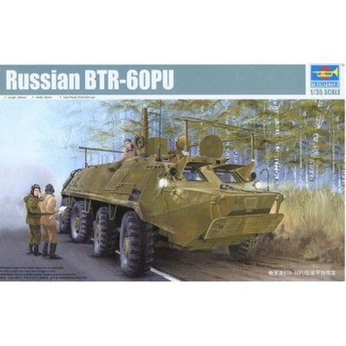 Maquette Véhicule De Transport De Troupes Btr-60p / Btr-60 Pu-Trumpeter