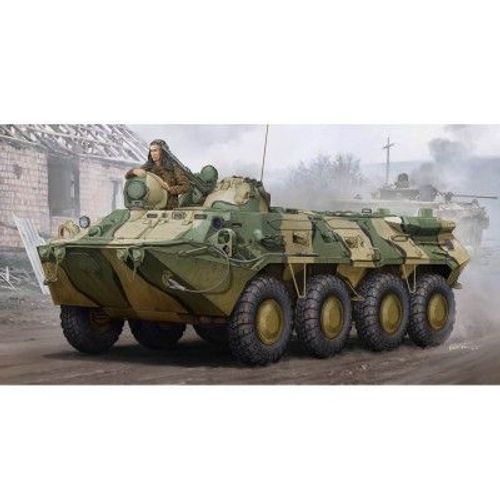 Maquette Véhicule De Transport De Troupes : Btr-80 Apc (Fin De Production)-Trumpeter