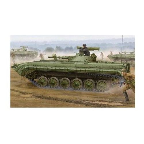 Maquette Char : Bmp-1 Ifv Soviétique Modèle 1976 Avec Missile Sagger-Trumpeter