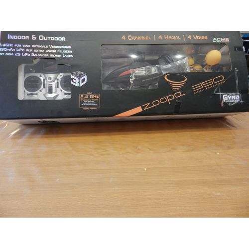 Hélicoptère Zoopa 350 2.4 Ghz Digital Proportional-Acme Gyro