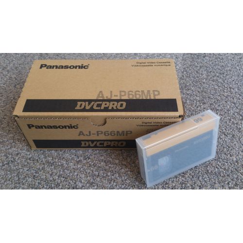 Cassettes video 66min Panasonic DVCPRO AJ-P66MP x10