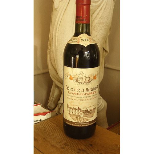 Chateau De La Maréchaude Lalande-De-Pomerol - 1988 - Trois Bouteilles.