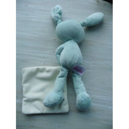 Doudou Lapin Abc Mouchoir Pommette