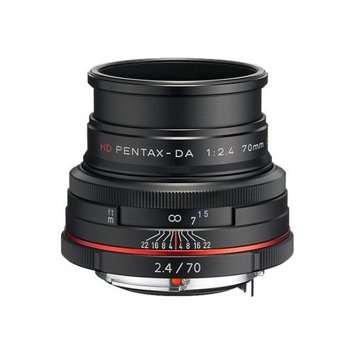 Objectif Pentax HD DA - Fonction Télé - 70 mm - f/2.4 Limited - Pentax K - pour Pentax K10, K100, K110, K20, K200, K-3, K-30, K-5, K-50, K-500, K-7, K-m, K-r, K-x