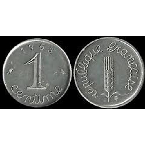 1 Centime De Franc 1968