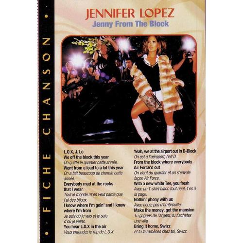 Fiche Chanson - Jennifer Lopez