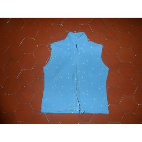 Gilet Laine Polaire Bleu Gap