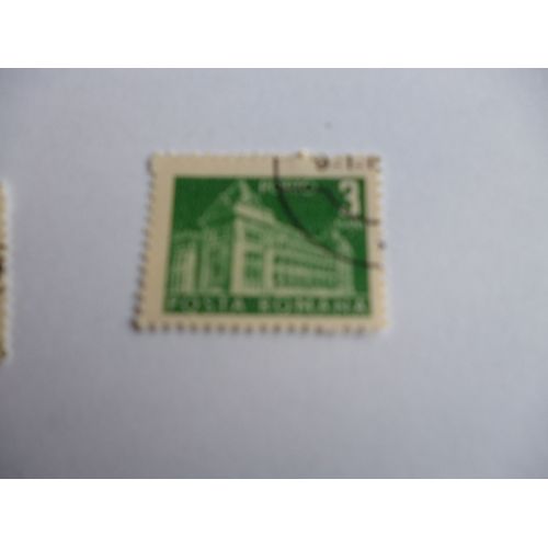 Timbre "Posta Romana :Porto 3 Leu".