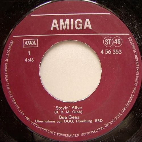 Stayin' Alive / Night Fever (Pressage Ex-Rda)