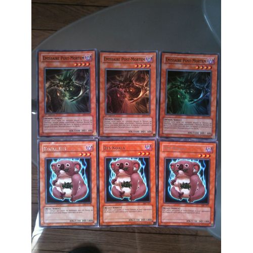 Lot De 6 Carte Yu-Gi-Oh!