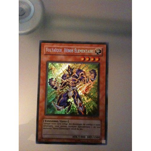 Carte Yu-Gi-Oh! Voltaique,Héros Élémentaire Pp02-Fr014