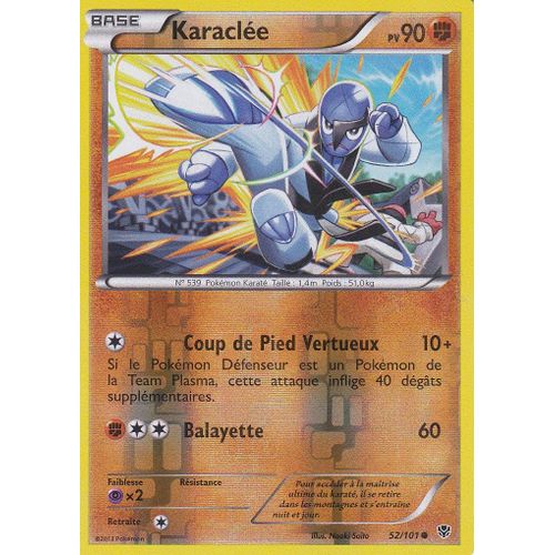 Carte Pokemon - Karaclee - 52/101 - Reverse - Explosion Plasma -