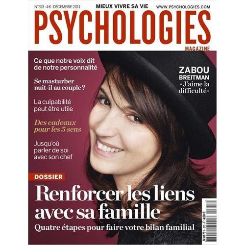 Psychologies Magazine 313 Zabou Breitman Aime La Difficulté