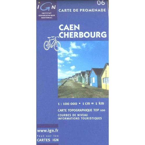 Caen Cherbourg - 1/100 000