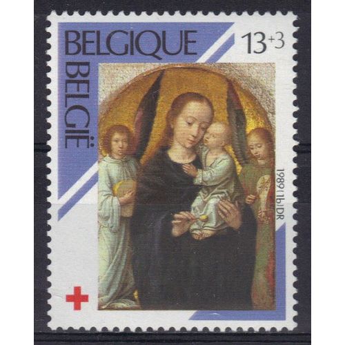 Belgique 1989 : Croix-Rouge Belge : "La Vierge Et L'enfant" De Gérard David - Timbre Neuf **