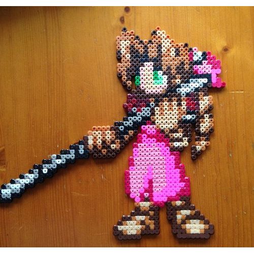 Final Fantasy Vii 7 Aerith Perler/Hama