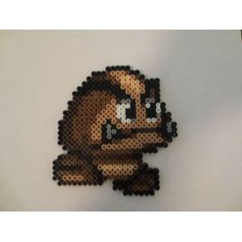 Goomba De Super Mario Perler/Hama