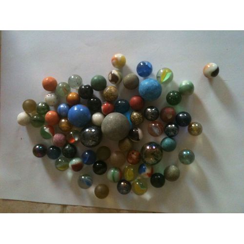 Sachet De 5 Boulards Et 60 Billes Diverses