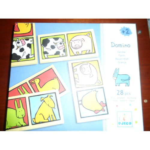 Jeu De Dominos En Bois