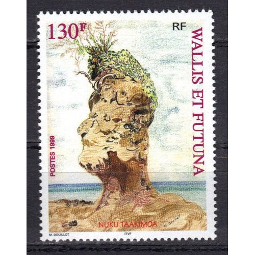 Wallis Et Futuna 1999 : Ilôt De Nuku Taakimoa : Roche Sculptée - Timbre 130 F. Neuf **