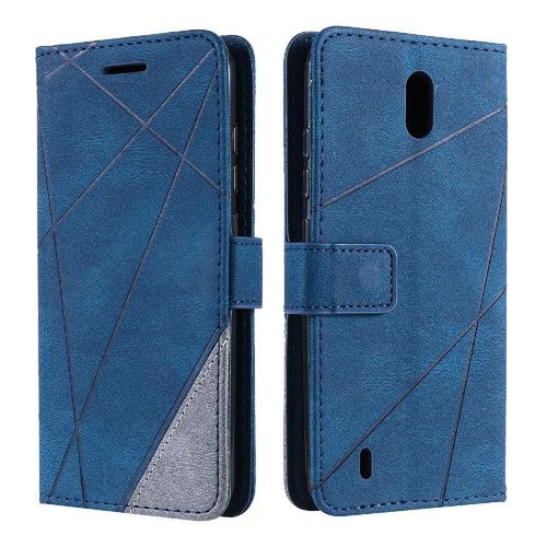 Étui Pour Nokia 1.3 Magnétique Antichoc Porte-Cartes Kickstand Cuir Pu Portefeuille Flip Folio - Bleu