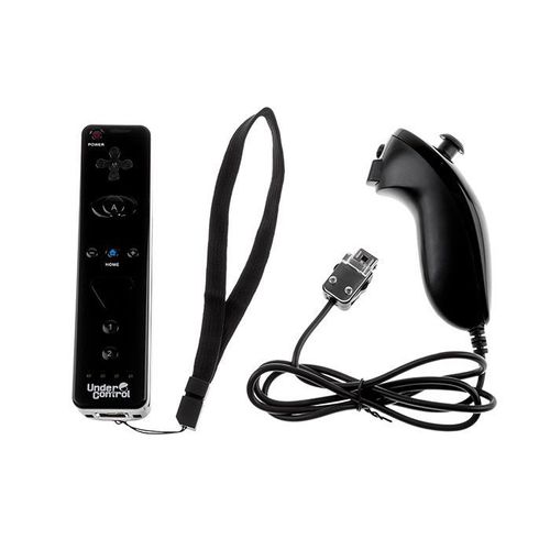 Duo Pack Nunchuk + Télécommande Pour Wii / Wii U - Noir