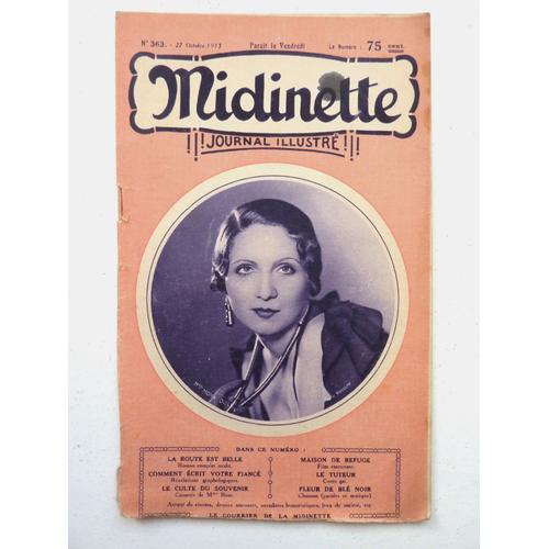 Midinette N° 363 Du 27/10/1933