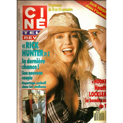 Cine Tele Revue: Heather Lochlear ( 2p)+ Poster Central. Mel Gibson (2p).Joan Collins(4p). N° 37