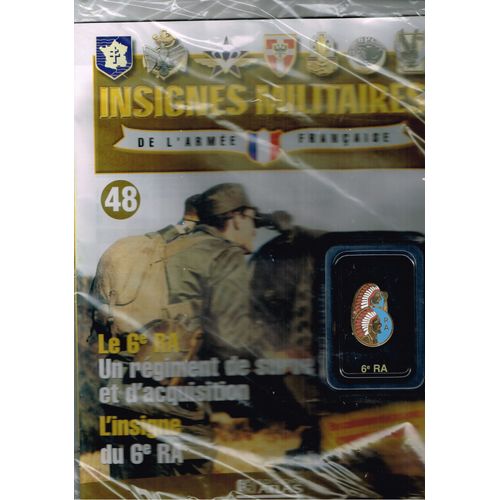 Insigne 6e Ra ( Artillerie ) + Fascicule