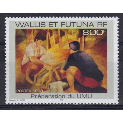 Wallis Et Futuna 1998 : Préparation Du Umu - Timbre 800 F. Neuf ** Cote 20 ¿