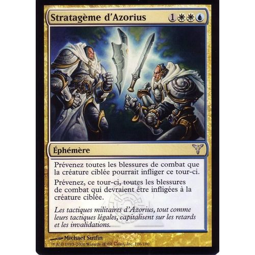 Stratagème D'azorius - Discorde - Vf - Unco