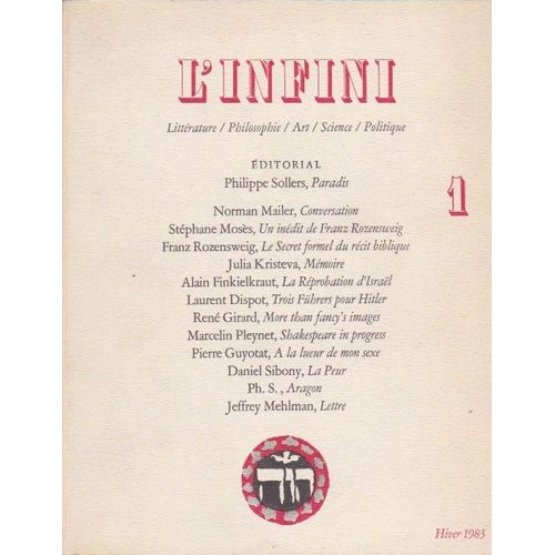 L'infini - N°1