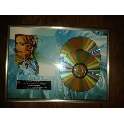 Madonna Ray Of Light - Double Disque De Platine