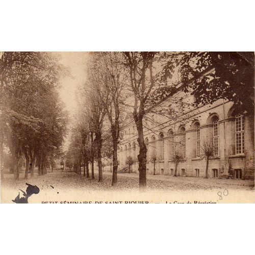 Carte Postale Ancienne - Petit Seminaire De Saint Riquier - La Cour De Recreation- Editions Dovic