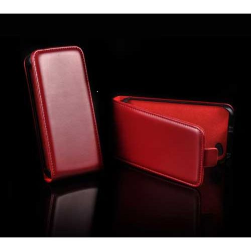 Etui Flip Case Housse Verticale Pochette A Rabat Coque Clapet En Simili Cuir Rouge Bordeaux Pour Nokia Lumia 520