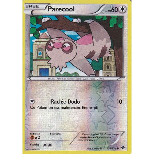 Carte Pokemon - Parecool - 101/124 - Reverse - Dragons Exaltes -