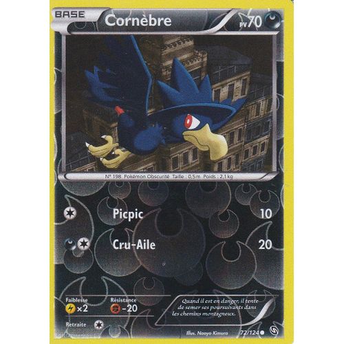 Carte Pokemon - Cornebre - 72/124 - Reverse - Dragons Exaltes -