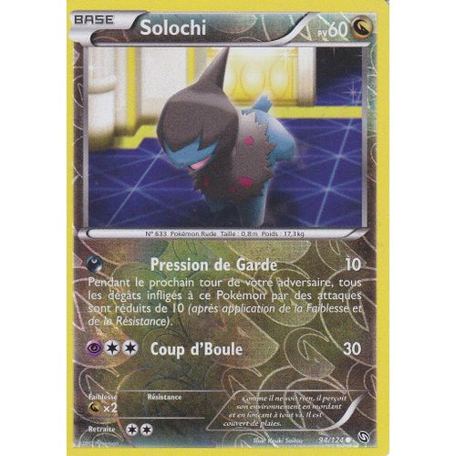 Carte Pokemon - Solochi - 94/124 - Reverse - Dragons Exaltes -