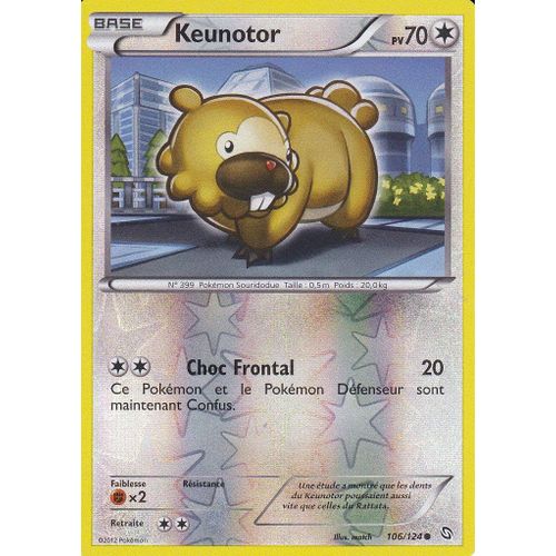 Carte Pokemon - Keunotor - 106/124 - Reverse - Dragons Exaltes -