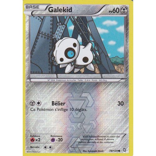 Carte Pokemon - Galekid - 78/124 - Reverse - Dragons Exaltes -