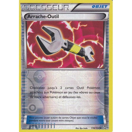 Carte Pokemon - Dresseur - Arrache-Outil - 116/124 - Reverse - Dragons Exaltes -