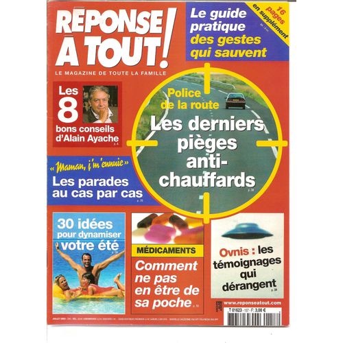 Réponse À Tout N° 157 : Police De La Route Les Derniers Pièges Anti-Chauffars